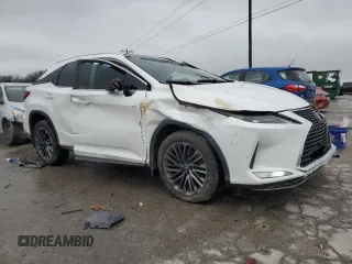 2022 Lexus RX 350 with VIN 2T2HZMAA2NC222393, listed as a Copart auction lot 85711084 with 49,863 mi miles and Salvage title. Bid and sale history available at DreamBid. Image 4.