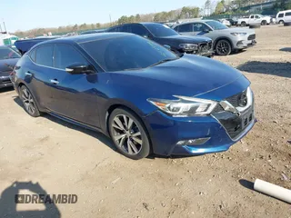 2017 Nissan Maxima S with VIN 1N4AA6AP8HC385405, listed as a IAAI auction lot 42112399 with 99,286 mi miles and . Bid and sale history available at DreamBid. Image 1.