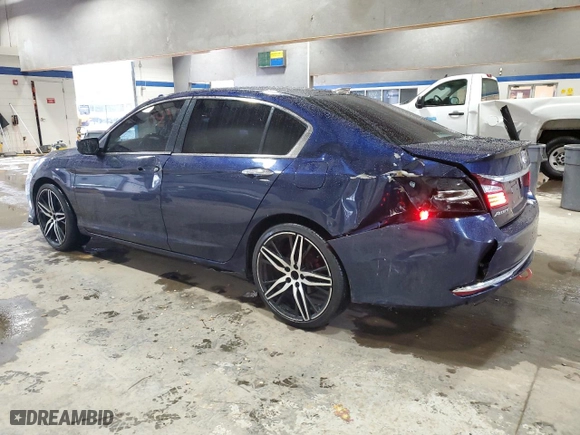2017 Honda Accord Sedan LX with VIN 1HGCR2F37HA246387, listed as a Copart auction lot 45292305 with 50,912 mi miles and Salvage Title. Bid and sale history available at carsss.com. Image 2.