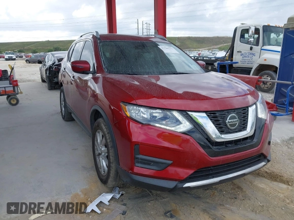 2020 Nissan Rogue SL with VIN 5N1AT2MTXLC787226, listed as a IAAI auction lot 41586213 with 33,281 mi miles. Bid and sale history available at carsss.com. Image 1.