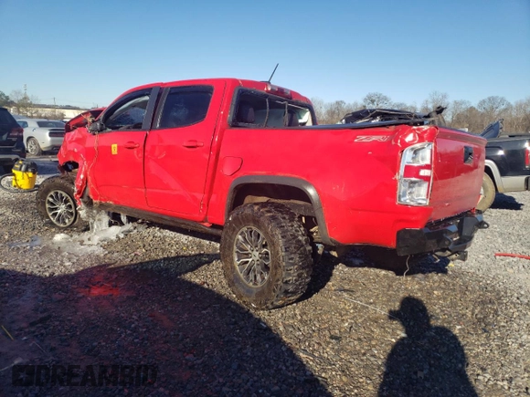 2018 Chevrolet Colorado 4WD ZR2 with VIN 1GCGTEEN9J1116784, listed as a Copart auction lot 88599785 with 0 mi miles and Salvage Title. Bid and sale history available at carsss.com. Image 2.