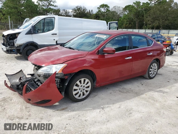 2013 Nissan Sentra SV with VIN 3N1AB7APXDL740802, listed as a Copart auction lot 85865554 with 225,392 mi miles and Salvage Title. Bid and sale history available at DreamBid. Image 1.
