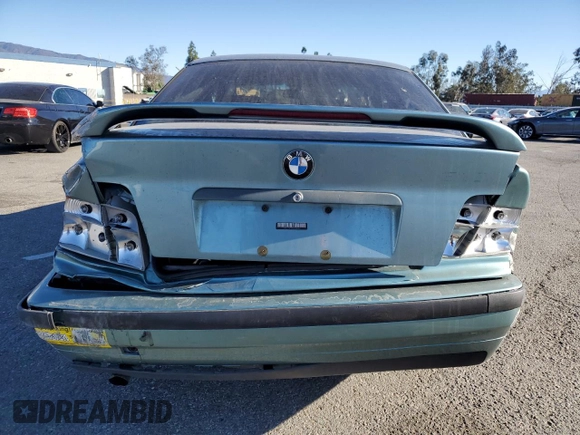 1997 BMW 3 Series 318iA with VIN WBACC0328VEK23640, listed as a Copart auction lot 88345505 with 202,044 mi miles and Salvage Title. Bid and sale history available at carsss.com. Image 6.