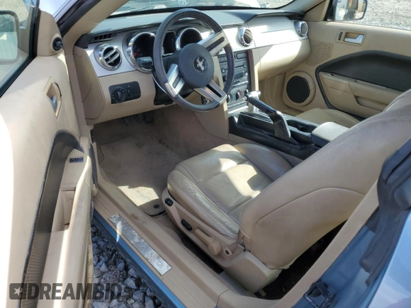 2007 Ford Mustang Deluxe with VIN 1ZVFT80N075264020, listed as a Copart auction lot 50575815 with 99,728 mi miles and Salvage Title. Bid and sale history available at carsss.com. Image 8.