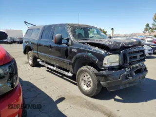 2003 Ford Super Duty F-250 XL with VIN 1FTNW21L93EB52407, listed as a Copart auction lot 70003244 with 460,149 mi miles and Salvage Title. Bid and sale history available at carsss.com. Image 4.