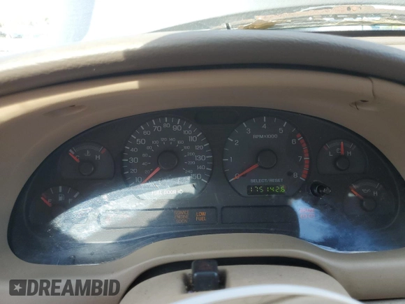 2003 Ford Mustang GT Deluxe with VIN 1FAFP42X73F352524, listed as a Copart auction lot 46752105 with 175,142 mi miles and Salvage Title. Bid and sale history available at carsss.com. Image 9.