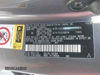 2015 Lexus RX 350 with VIN 2T2ZK1BA1FC175428, listed as a IAAI auction lot 41801786 with 107,931 mi miles. Bid and sale history available at carsss.com. Image 9.