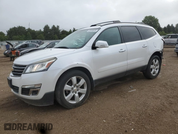 2016 Chevrolet Traverse LT with VIN 1GNKRGKD7GJ336103, listed as a Copart auction lot 62030835 with 84,093 mi miles and Salvage title. Bid and sale history available at DreamBid. Image 1.