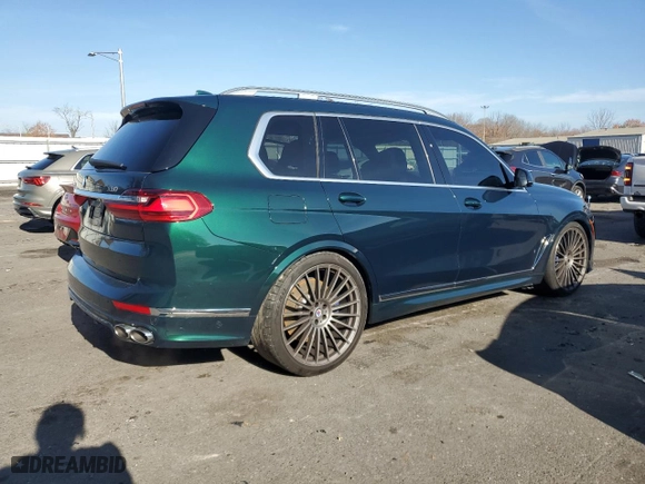 2022 BMW X7 ALPINA XB7 with VIN 5UXCX6C14N9M42846, listed as a Copart auction lot 81960834 with 29,141 mi miles and Salvage Title. Bid and sale history available at carsss.com. Image 3.