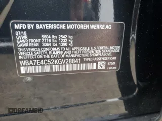 2019 BMW 7 Series 740i xDrive z VIN WBA7E4C52KGV28841, wystawiony jako Copart lot #56567375 z przebiegiem 162 220 mil mil oraz Szkody całkowita. Historia ofert i sprzedaży dostępna na DreamBid. Obrazek 12.