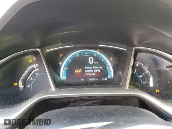 2017 Honda Civic Sedan EX-T with VIN 2HGFC1F46HH108620, listed as a Copart auction lot 45009485 with 340,659 mi miles and Salvage Title. Bid and sale history available at carsss.com. Image 9.