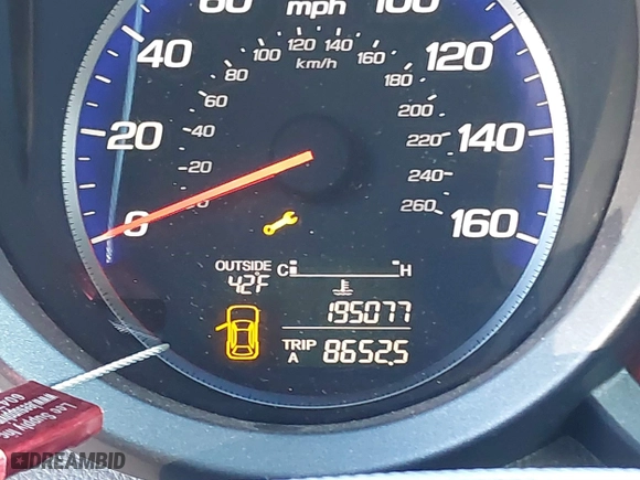 2007 Acura RDX with VIN 5J8TB18257A005378, listed as a IAAI auction lot 41431266 with 195,077 mi miles. Bid and sale history available at carsss.com. Image 15.