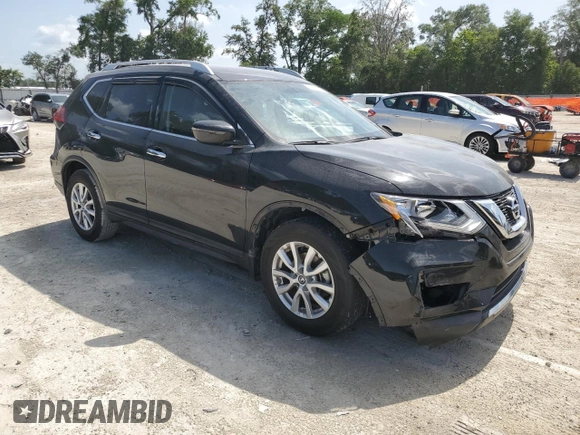 2017 Nissan Rogue SV with VIN KNMAT2MT0HP542942, listed as a Copart auction lot 59399095 with 60,010 mi miles and Salvage title. Bid and sale history available at DreamBid. Image 4.
