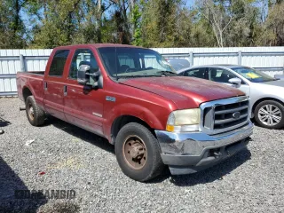 2003 Ford Super Duty F-250 XL with VIN 1FTNW20PX3EB63548, listed as a Copart auction lot 47360185 with 231,403 mi miles and Salvage Title. Bid and sale history available at carsss.com. Image 4.