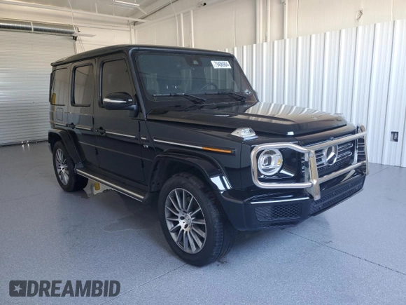 2022 Mercedes-Benz G 550 with VIN W1NYC6BJ6NX457809, listed as a Copart auction lot 79406964 with 11,185 mi miles and Salvage Title. Bid and sale history available at DreamBid. Image 4.