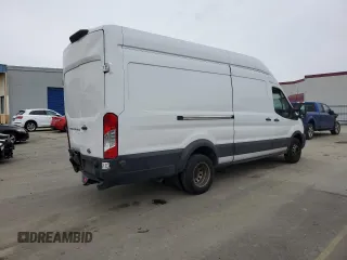 2020 Ford Transit Cargo with VIN 1FTBF4XG7LKB21098, listed as a Copart auction lot 44429335 with 163,011 mi miles and Salvage Title. Bid and sale history available at DreamBid. Image 3.