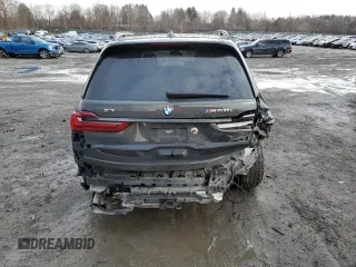 2022 BMW X7 M50i with VIN 5UXCX6C00N9L87710, listed as a Copart auction lot 46780085 with 46,876 mi miles and Salvage Title. Bid and sale history available at carsss.com. Image 6.