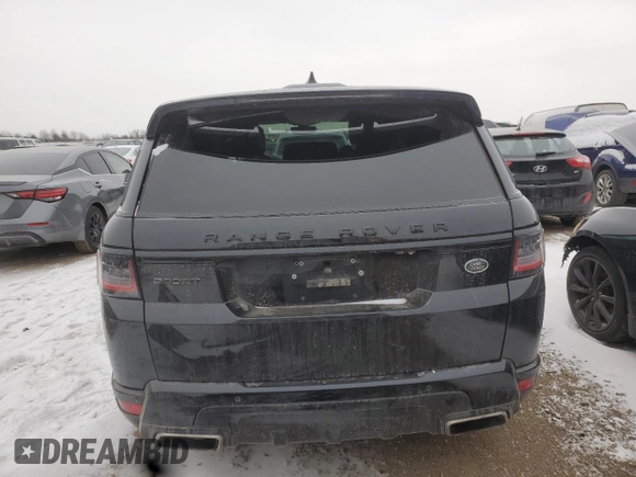 2018 Land Rover Range Rover Sport HSE Dynamic with VIN SALWV2SVXJA401561, listed as a Copart auction lot 42084185 with 37,254 mi miles and Salvage Title. Bid and sale history available at carsss.com. Image 6.
