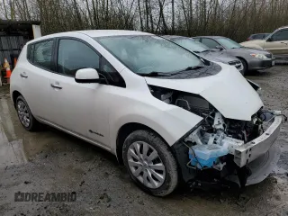 2015 Nissan LEAF SV with VIN 1N4AZ0CP6FC322612, listed as a Copart auction lot 47860363 with 56,136 mi miles. Bid and sale history available at carsss.com. Image 4.
