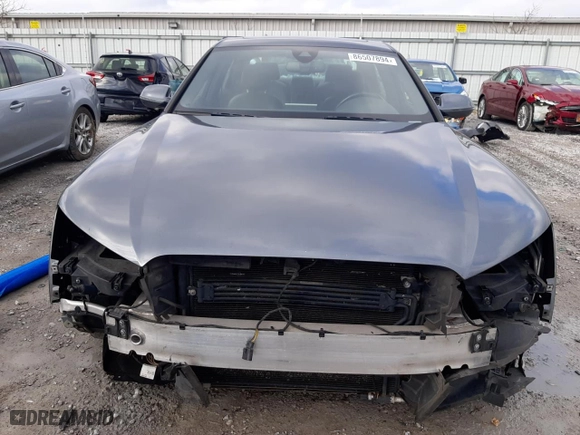 2014 Audi A8 L 4.0T with VIN WAUR2AFDXEN013332, listed as a Copart auction lot 86507894 with 112,405 mi miles and Salvage Title. Bid and sale history available at carsss.com. Image 5.