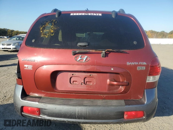 2005 Hyundai Santa Fe GLS with VIN KM8SC13E45U999022, listed as a Copart auction lot 76957124 with 140,249 mi miles and Clean Title. Bid and sale history available at carsss.com. Image 6.