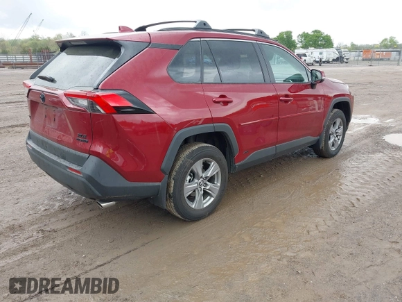 2023 Toyota RAV4 Hybrid XLE with VIN 4T3RWRFV0PU089720, listed as a IAAI auction lot 42016001 with 19,499 mi miles. Bid and sale history available at carsss.com. Image 4.