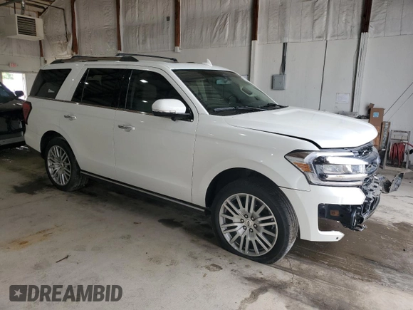 2023 Ford Expedition Limited with VIN 1FMJU2A84PEA17899, listed as a Copart auction lot 53954915 with Not provided miles and Salvage title. Bid and sale history available at DreamBid. Image 4.