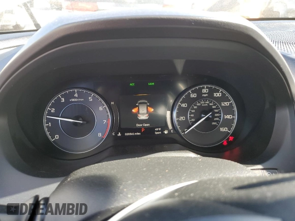 2021 Acura RDX w/Technology Package with VIN 5J8TC2H52ML004265, listed as a Copart auction lot 82030264 with 20,561 mi miles and Salvage Title. Bid and sale history available at carsss.com. Image 9.