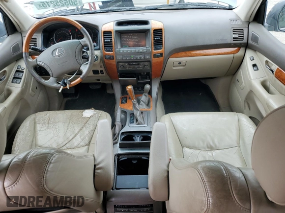 2003 Lexus GX 470 z VIN JTJBT20X130017870, wystawiony jako Copart lot #50525215 z przebiegiem 280 637 mil mil oraz Szkoda całkowita • Salvage title. Historia ofert i sprzedaży dostępna na DreamBid. Obrazek 8.
