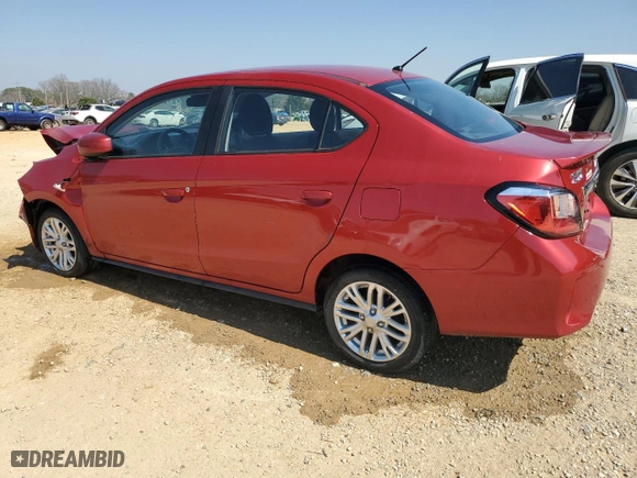 2022 Mitsubishi Mirage G4 ES with VIN ML32FUFJ1NHF06613, listed as a Copart auction lot 48594085 with 24,630 mi miles and Salvage Title. Bid and sale history available at carsss.com. Image 2.