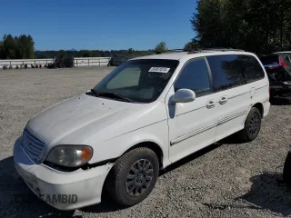 2002 Kia Sedona LX with VIN KNDUP131126201882, listed as a Copart auction lot 69361814 with 0 mi miles and Clean Title. Bid and sale history available at carsss.com. Image 1.