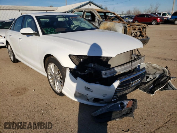2016 Audi A6 2.0T Premium Plus with VIN WAUGFAFC5GN026818, listed as a Copart auction lot 66069772 with 46,528 mi miles. Bid and sale history available at carsss.com. Image 1.