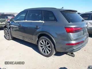 2024 Audi Q7 Premium Plus with VIN WA1LCBF75RD009328, listed as a IAAI auction lot 41366494 with 6,367 mi miles and . Bid and sale history available at DreamBid. Image 3.