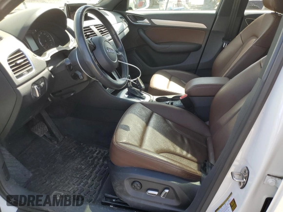 2018 Audi Q3 Premium with VIN WA1ECCFS7JR019255, listed as a Copart auction lot 54581155 with 76,923 mi miles and Salvage title. Bid and sale history available at DreamBid. Image 7.