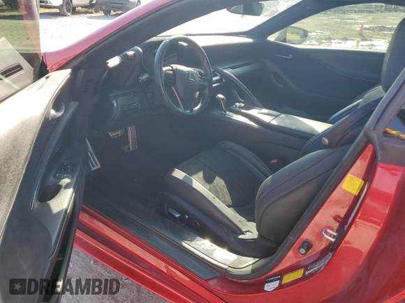 2022 Lexus LC with VIN JTHBP5AY7NA104717, listed as a Copart auction lot 80895404 with 0 mi miles and Non Repairable. Bid and sale history available at carsss.com. Image 8.