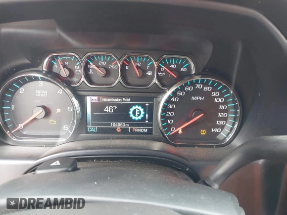 2015 Chevrolet Silverado 1500 LT with VIN 1GCVKREC5FZ224506, listed as a IAAI auction lot 41780803 with 104,960 mi miles and . Bid and sale history available at DreamBid. Image 7.