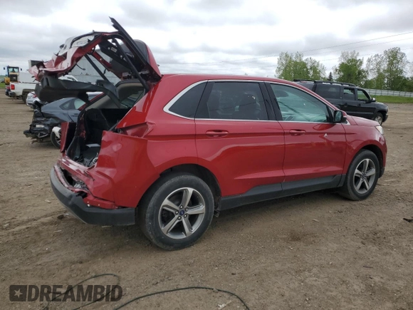 2020 Ford Edge SEL with VIN 2FMPK4J97LBB00785, listed as a Copart auction lot 56460375 with 49,084 mi miles and Non repairable. Bid and sale history available at DreamBid. Image 3.