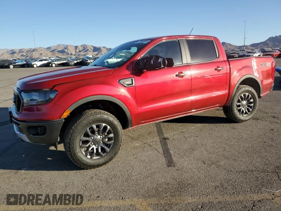 2021 Ford Ranger XL with VIN 1FTER4EH5MLD23952, listed as a Copart auction lot 73545974 with 44,713 mi miles and Salvage Title. Bid and sale history available at carsss.com. Image 1.