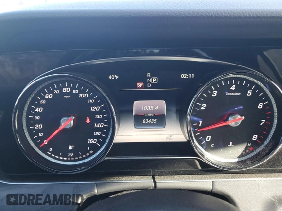2017 Mercedes-Benz E-Class E 400 Luxury with VIN WDDZH6GB3HA143868, listed as a Copart auction lot 78741023 with 83,435 mi miles. Bid and sale history available at carsss.com. Image 9.