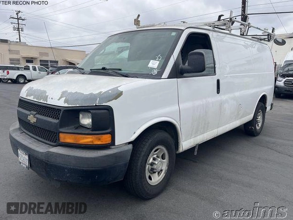 2013 Chevrolet Express Cargo with VIN 1GCWGFCA0D1142247, listed as a IAAI auction lot 42835604 with 237,340 mi miles and . Bid and sale history available at DreamBid. Image 5.