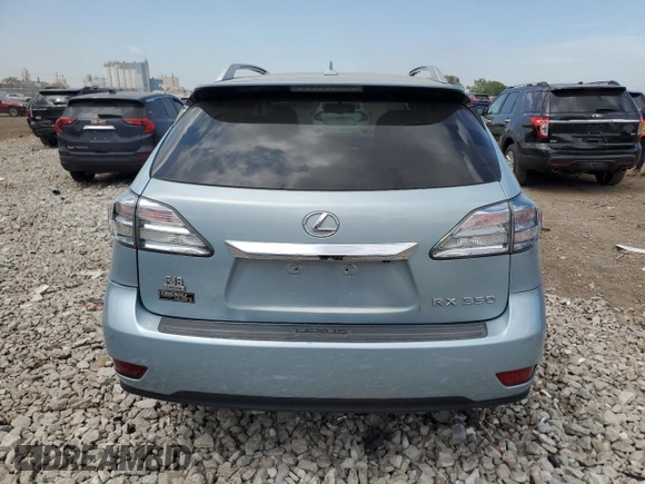 2012 Lexus RX 350 with VIN 2T2BK1BA8CC151897, listed as a Copart auction lot 56841405 with 126,836 mi miles and Salvage title. Bid and sale history available at DreamBid. Image 6.