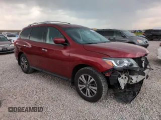 2018 Nissan Pathfinder S with VIN 5N1DR2MM4JC649716, listed as a Copart auction lot 63110105 with 69,966 mi miles and Salvage title. Bid and sale history available at DreamBid. Image 4.