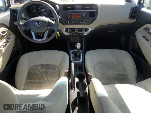 2013 Kia Rio LX with VIN KNADM5A31D6224745, listed as a Copart auction lot 72844874 with 171,841 mi miles and Clean Title. Bid and sale history available at DreamBid. Image 8.
