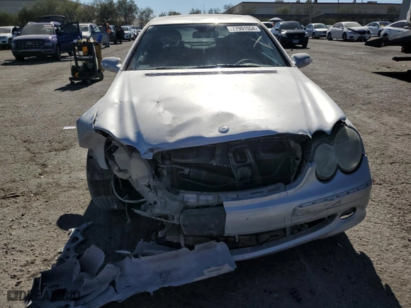 2003 Mercedes-Benz CLK-Class 3.2L with VIN WDBTJ65J43F018421, listed as a Copart auction lot 77991554 with 198,225 mi miles and Salvage Title. Bid and sale history available at carsss.com. Image 5.