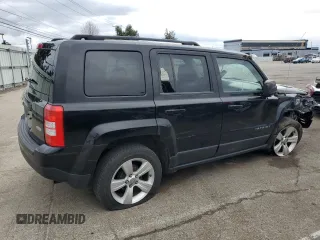 2014 Jeep Patriot Latitude with VIN 1C4NJPFB8ED674112, listed as a Copart auction lot 50460065 with 107,350 mi miles and Salvage Title. Bid and sale history available at carsss.com. Image 3.