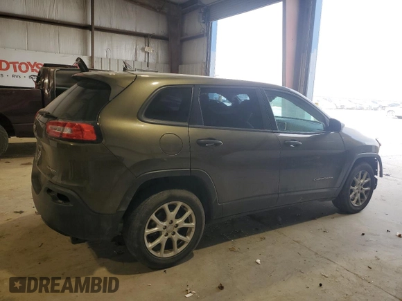 2015 Jeep Cherokee Sport z VIN 1C4PJLAB8FW535841, wystawiony jako Copart lot #49649495 z przebiegiem 157 360 mil mil oraz Szkoda całkowita • Salvage title. Historia ofert i sprzedaży dostępna na DreamBid. Obrazek 3.