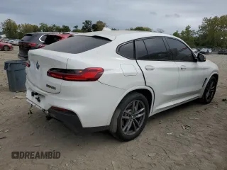 2020 BMW X4 M40i z VIN 5UX2V5C04L9C56582, wystawiony jako Copart lot #72743394 z przebiegiem 44 351 mil mil oraz Nie do naprawy • Non repairable. Historia ofert i sprzedaży dostępna na DreamBid. Obrazek 3.