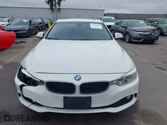 2014 BMW 4 Series 428i with VIN WBA3N3C54EF711449, listed as a IAAI auction lot 42422157 with 72,424 mi miles and . Bid and sale history available at DreamBid. Image 12.