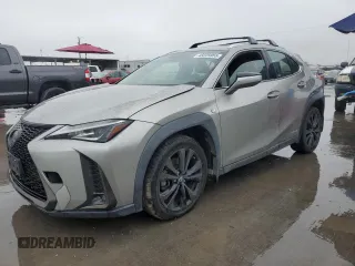 2019 Lexus UX with VIN JTHU9JBH5K2001506, listed as a Copart auction lot 43225955 with 72,296 mi miles and Salvage Title. Bid and sale history available at carsss.com. Image 1.