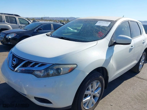 2012 Nissan Murano SL with VIN JN8AZ1MU3CW115176, listed as a IAAI auction lot 41323108 with 146,219 mi miles. Bid and sale history available at carsss.com. Image 2.